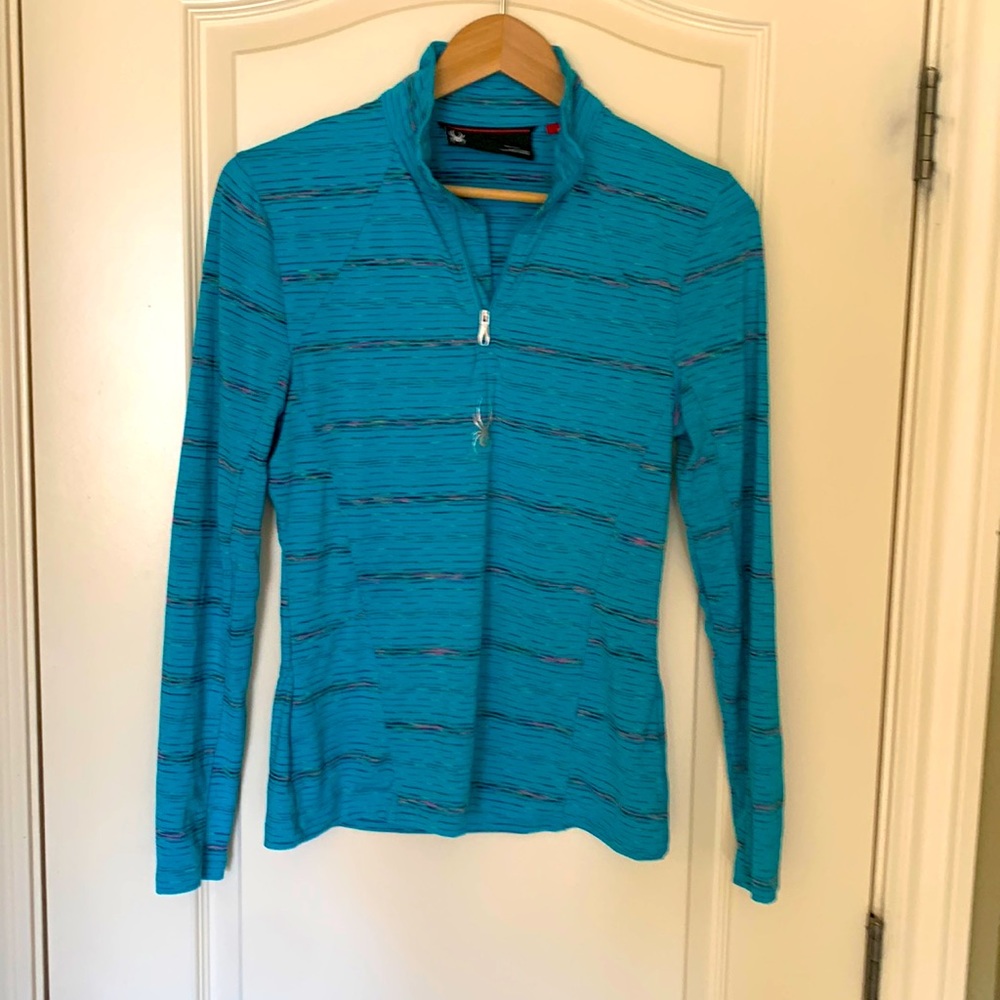 Spyder teal pullover